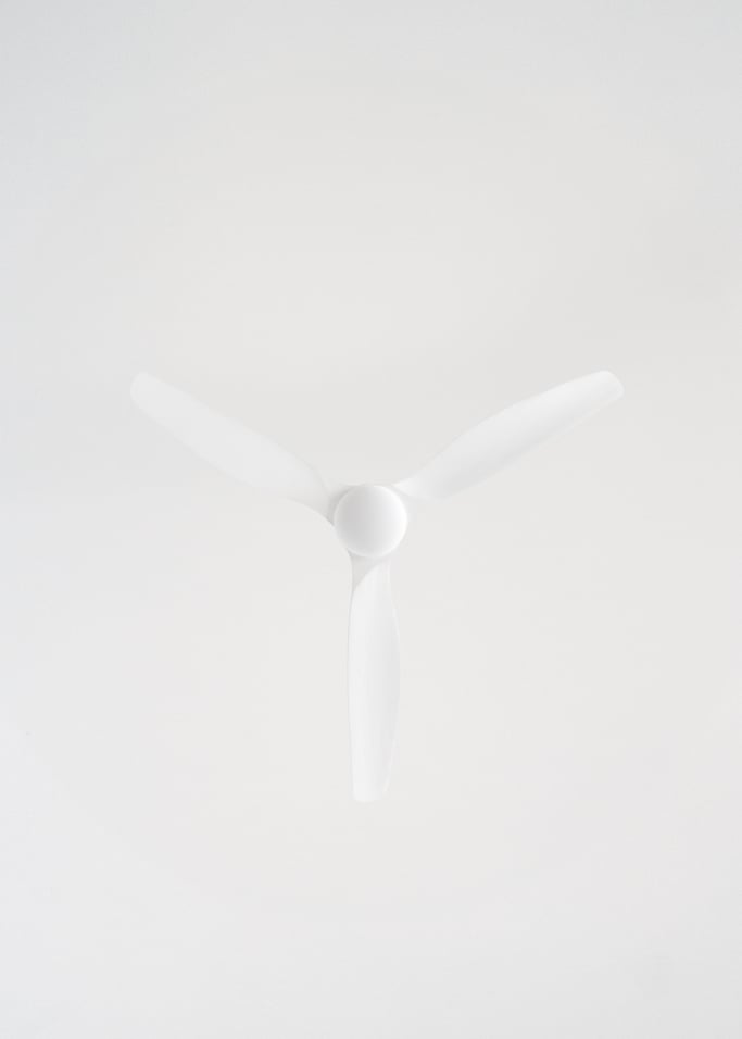 WIND CALM CUSTOM RATTAN - Ventilador de techo 40W silencioso Ø132 cm con luz LED en cuerpo y lámpara, imagen de galer&iacute;a 6