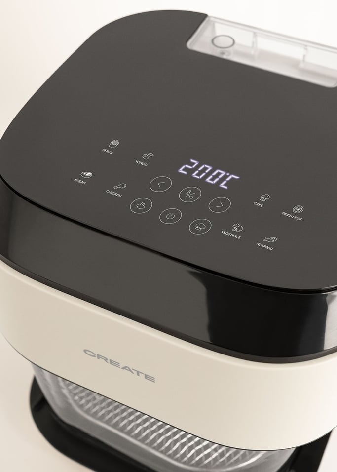 AIR FRYER STUDIO CRYSTAL LARGE - Freidora de aire de cristal 6 L con vaporizador, imagen de galer&iacute;a 10