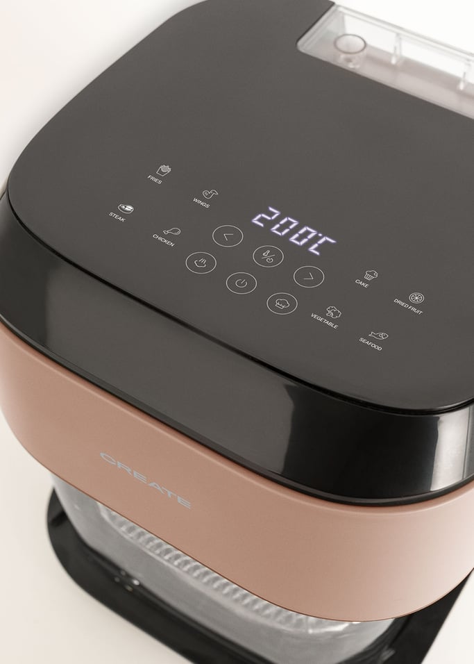 AIR FRYER STUDIO CRYSTAL LARGE - Freidora de aire de cristal 6 L con vaporizador, imagen de galer&iacute;a 11