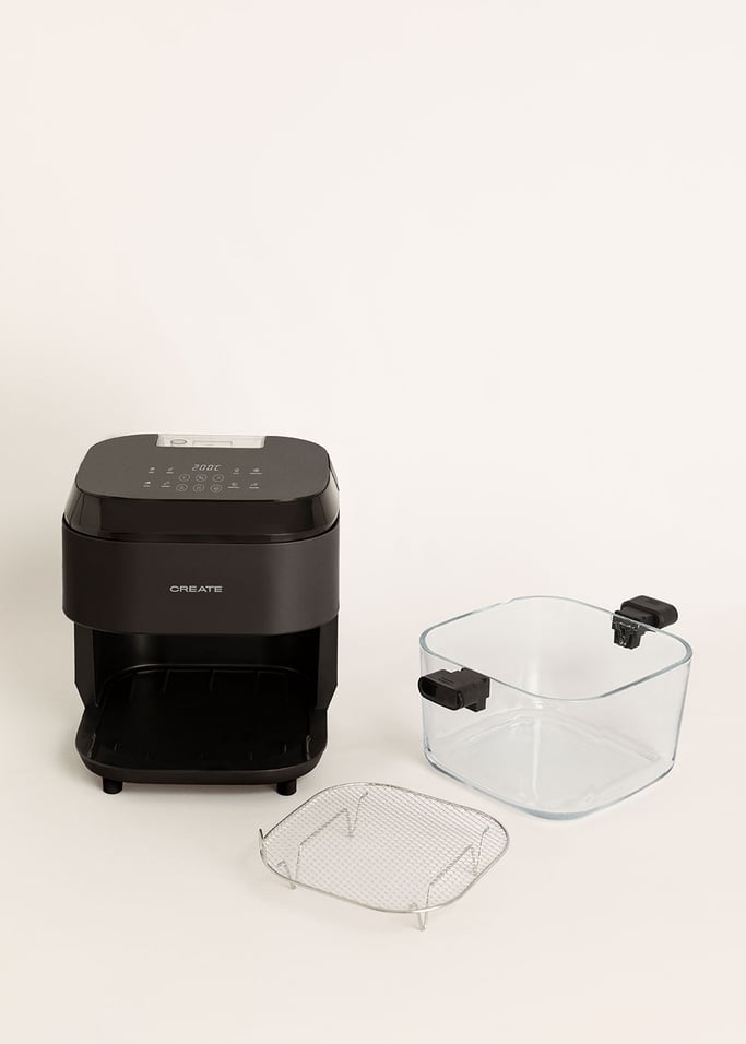 AIR FRYER STUDIO CRYSTAL LARGE - Freidora de aire de cristal 6 L con vaporizador, imagen de galer&iacute;a 12