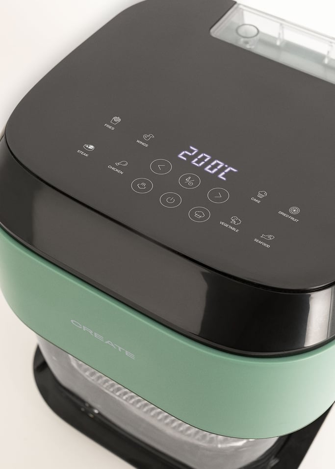 AIR FRYER STUDIO CRYSTAL LARGE - Freidora de aire de cristal 6 L con vaporizador, imagen de galer&iacute;a 10