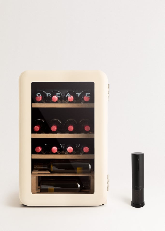 WINECOOLER RETRO - Vinoteca eléctrica de estilo retro para 12, 24, 45 o 72 botellas, imagen de galer&iacute;a 2