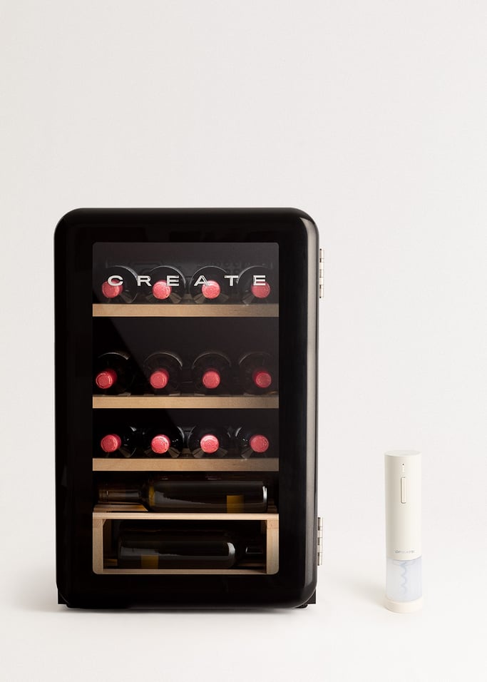 WINECOOLER RETRO - Vinoteca eléctrica de estilo retro para 12, 24, 45 o 72 botellas, imagen de galer&iacute;a 2