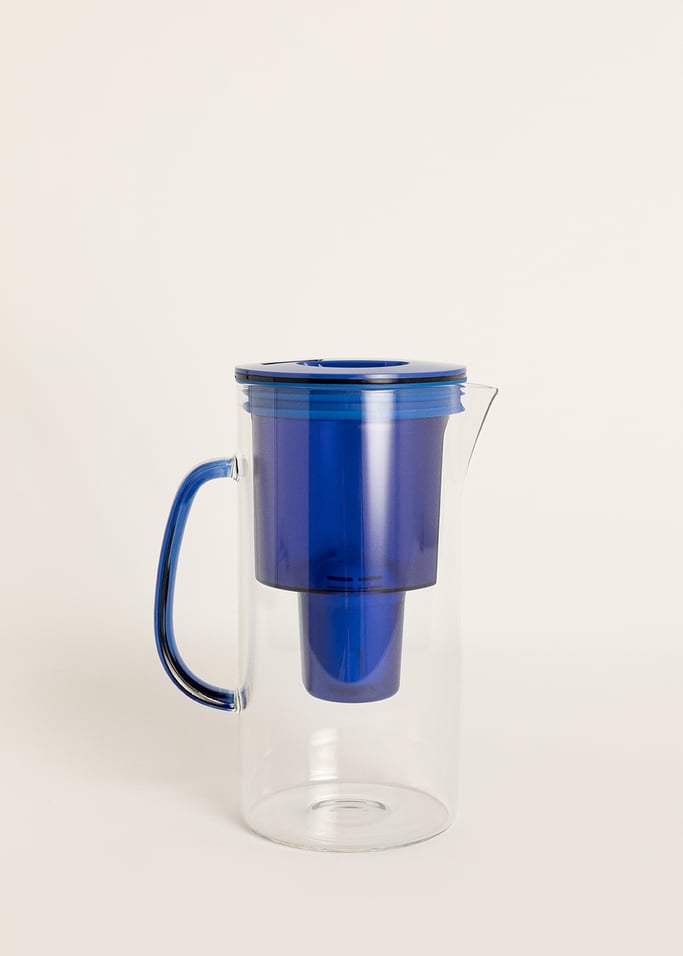 AQUA CLEAR JUG - Jarra de cristal 1.5 l purificadora de agua con doble filtro, imagen de galer&iacute;a 9