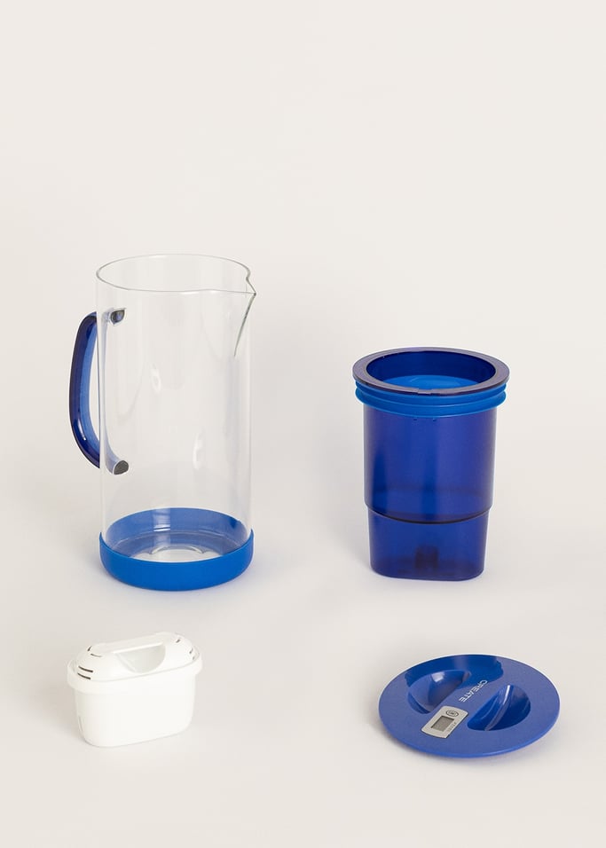 AQUA CLEAR JUG - Jarra de cristal 1.5 l purificadora de agua con doble filtro, imagen de galer&iacute;a 14
