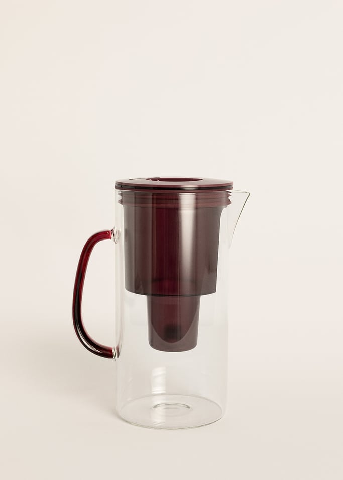 AQUA CLEAR JUG - Jarra de cristal 1.5 l purificadora de agua con doble filtro, imagen de galer&iacute;a 8