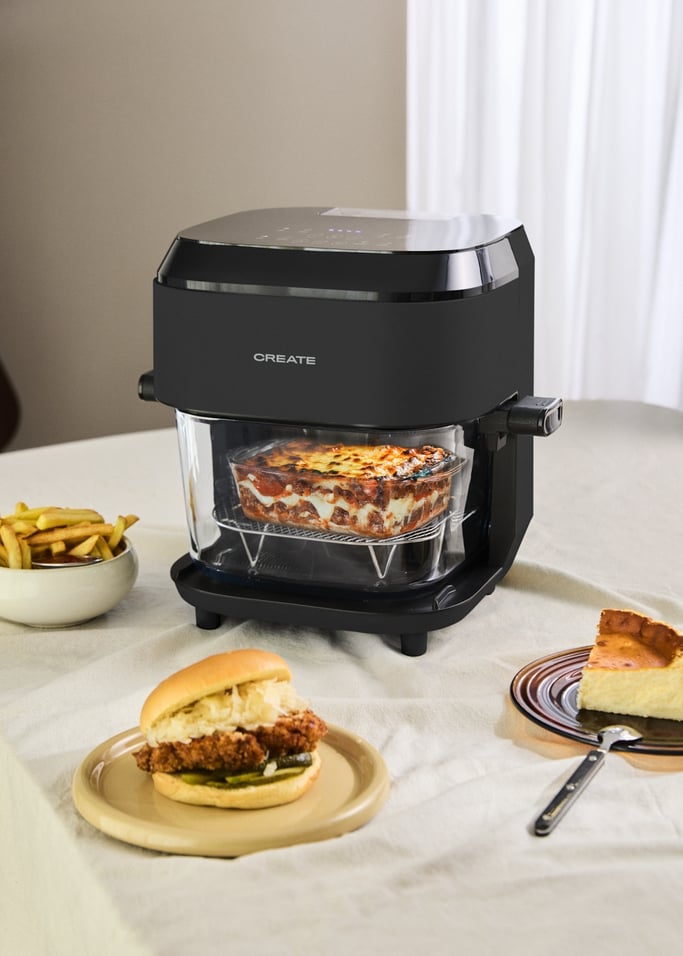 AIR FRYER STUDIO CRYSTAL LARGE - Freidora de aire de cristal 6 L con vaporizador, imagen de galer&iacute;a 1