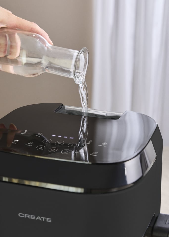 AIR FRYER STUDIO CRYSTAL LARGE - Freidora de aire de cristal 6 L con vaporizador, imagen de galer&iacute;a 6
