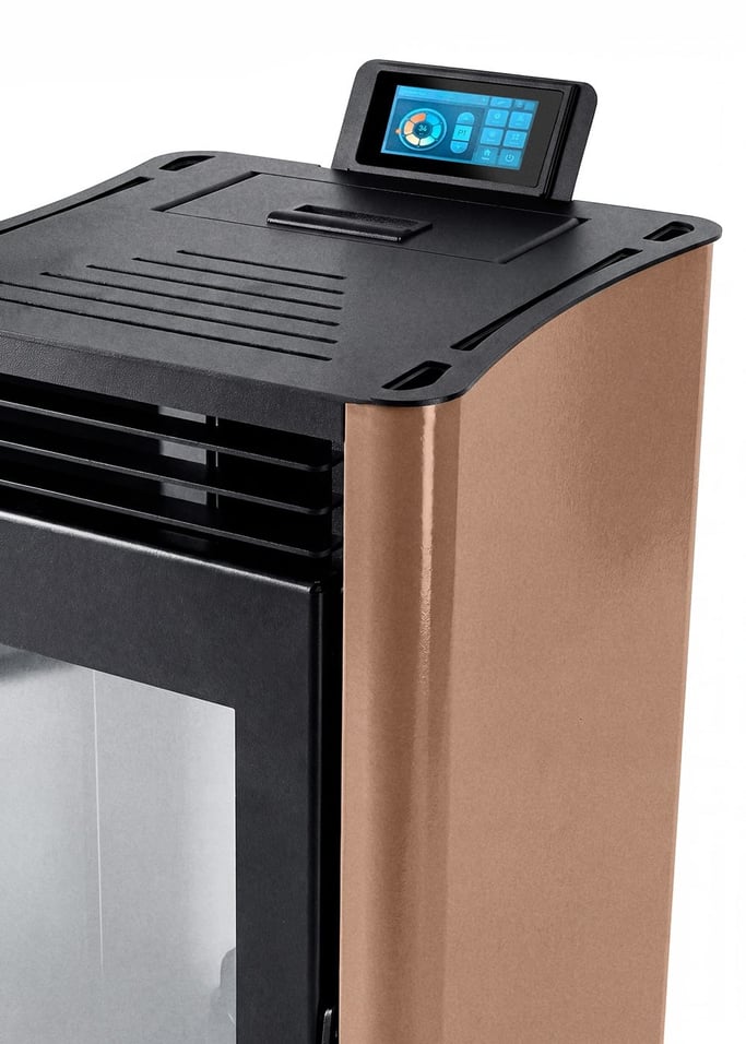 WARM PELLET CONNECT - Estufa de pellets 10 kW para interior sin humos con WiFi, imagen de galer&iacute;a 4