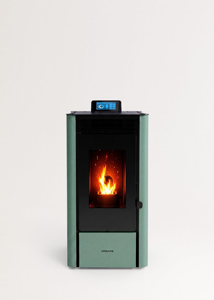 WARM PELLET CONNECT - Estufa de pellets 10 kW para interior sin humos con WiFi, imagen de galer&iacute;a 2