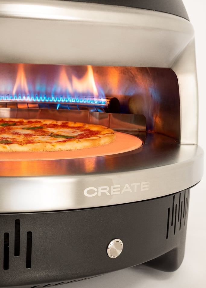 GAS PIZZA MAKER - Horno de gas para pizza con piedra giratoria automática, imagen de galer&iacute;a 5