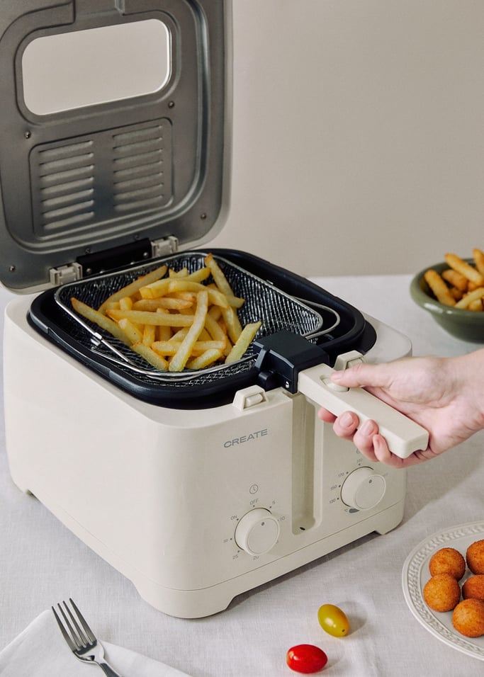 OIL FRYER - Freidora de aceite de 2.5 L con filtro antiolores y ventana, imagen de galer&iacute;a 2