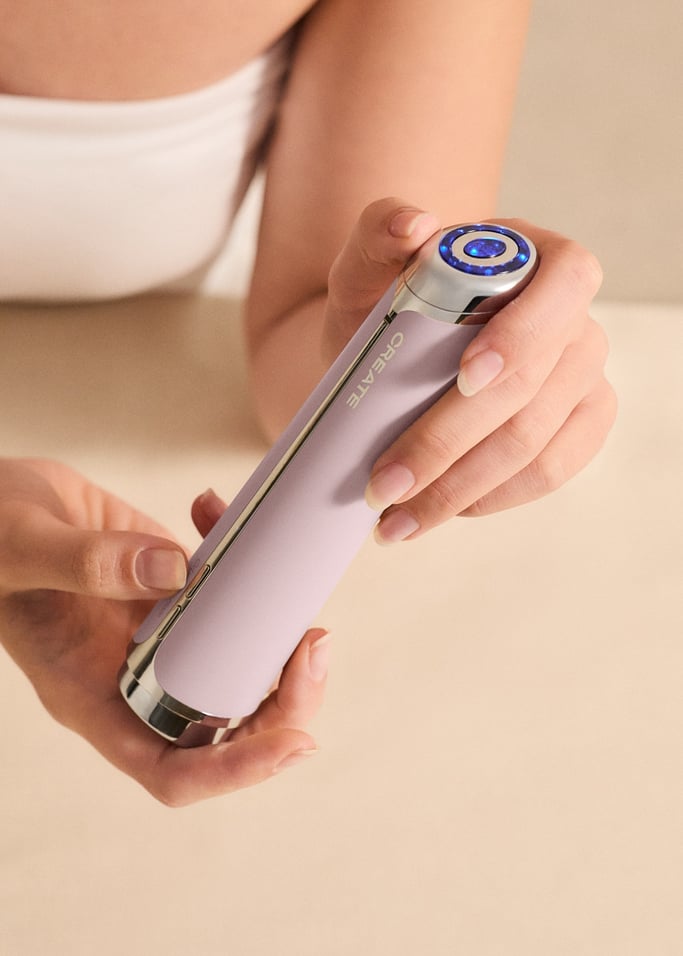SKINCARE RF BOOSTER 5 in 1 - Dispositivo de cuidado facial 5 en 1 con doble cabezal, RF, EMS, Airshot y LED, imagen de galer&iacute;a 4