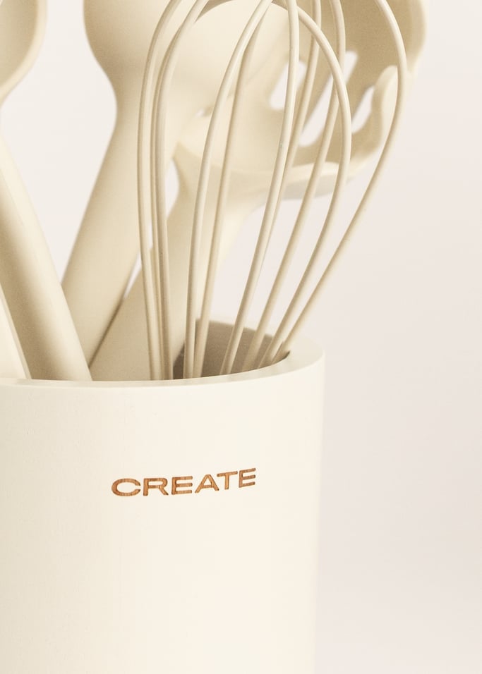 KITCHENWARE STUDIO - Set de 9 utensilios de cocina de silicona sin juntas, imagen de galer&iacute;a 8