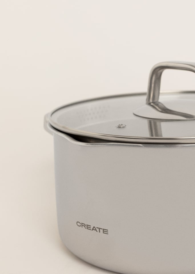 STEEL POT - Olla de acero inoxidable de triple capa, imagen de galería 6