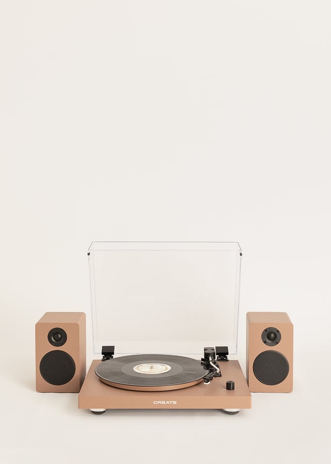 RECORD PLAYER STUDIO PRO - Tocadiscos con 2 altavoces externos, Bluetooth y salida RCA, imagen de galer&iacute;a 7