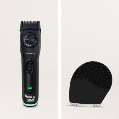 Comprar PACK  - BARBER V800 PRO Afeitadora eléctrica inalámbrica + FACIAL WAVE Cepillo Facial de Silicona