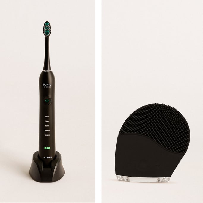 PACK - SONIC PEARL Cepillo dental eléctrico + FACIAL WAVE Cepillo Facial de silicona, imagen de galería 1