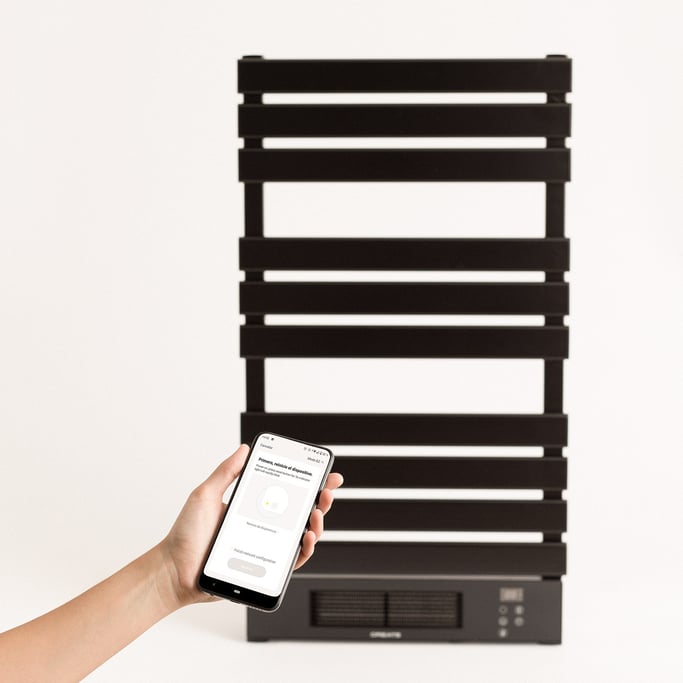 WARM TOWEL PRO 500/1500W - Toallero eléctrico con calefactor cerámico y Wifi, imagen de galer&iacute;a 2