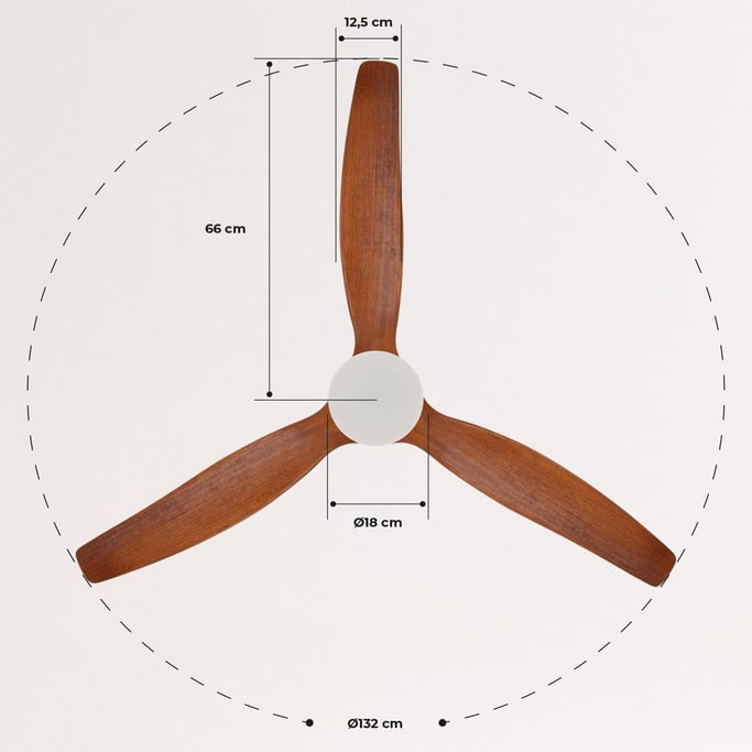 LIGHTCALM BLACK - Ventilador de Techo 40W DC Reverse con Luz , imagen de galer&iacute;a 7