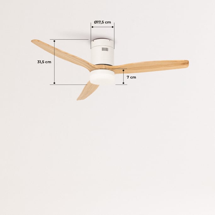 LIGHTCALM WHITE - Ventilador de Techo 40W DC Reverse con Luz , imagen de galer&iacute;a 9