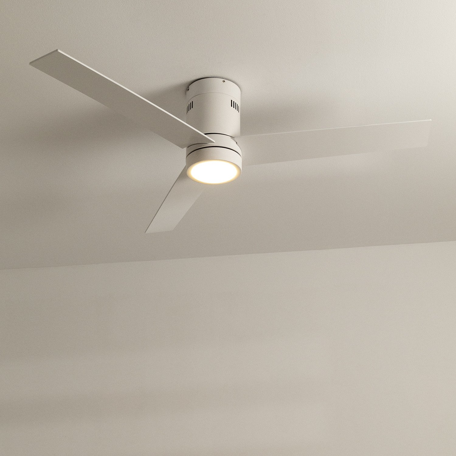 DEL Ventilateur plafond lampe télécommande bureau cuisine éclairage lumière Living-XXL 