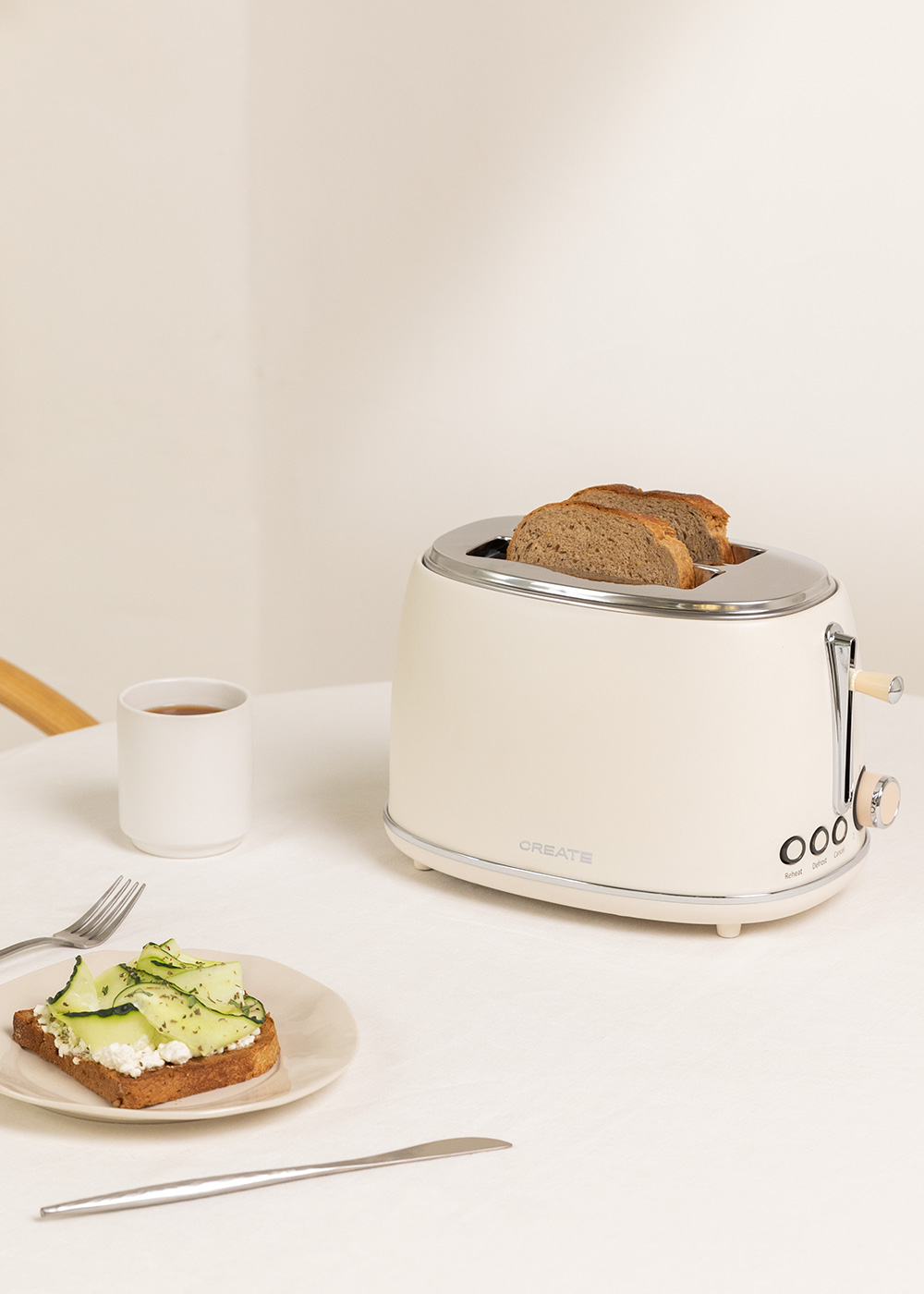 CREATE Toast Advance Touch- Grille-pain électrique à affichage digital