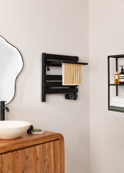 WARM TOWEL MINI - Porte-serviette électrique à suspendre ou à poser 150W