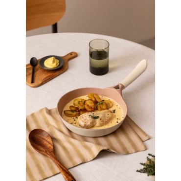 PAN STUDIO - Poêle à frire en fonte d'aluminium avec revêtement céramique