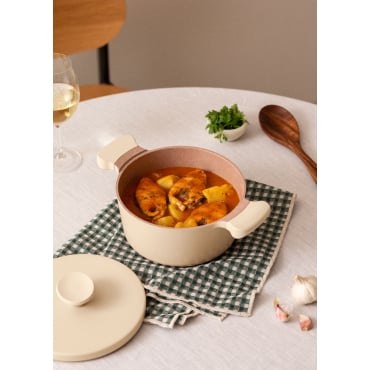 Pot en fonte d'aluminium avec revêtement en céramique - POT STUDIO