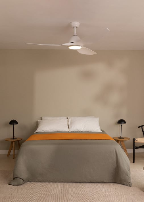 WIND SAIL - Ventilateur de plafond 90W silencieux XL Ø163 cm