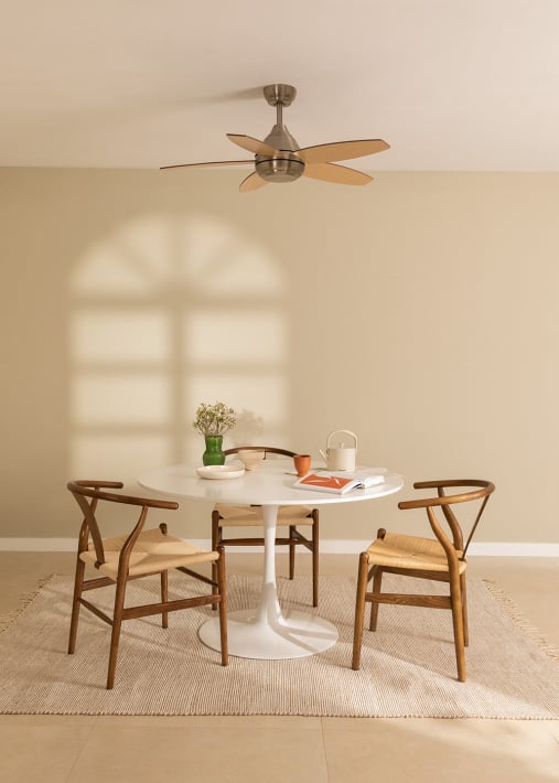 WIND FLOWOOD - Ventilateur de plafond 60W silencieux Ø108 cm