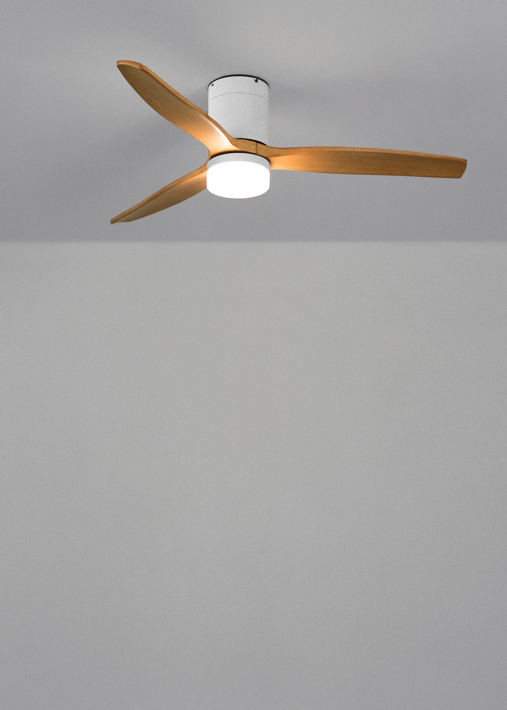 Ventilateur De Plafond Avec Lumière LED - Moteur DC Silencieux 40W - 6 Vitesses, Télécommande, Minuterie - Créate
