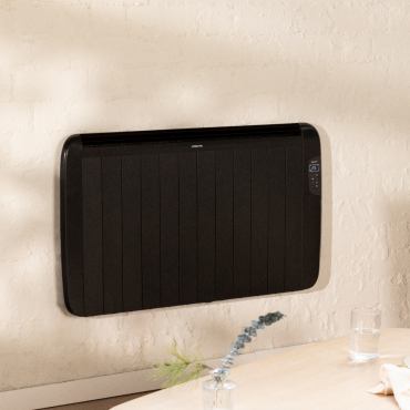 WARM SLIM 2000W - Convecteur Électrique Avec Wifi Noir. Basse Consommation