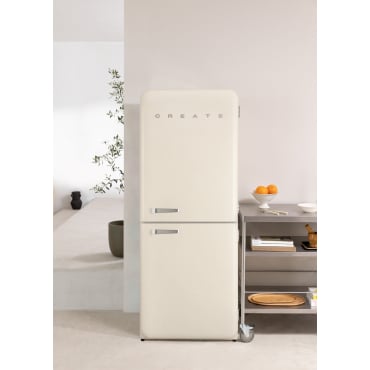 FRIDGE RETRO COMBI - Réfrigérateur combiné de style rétro 401L