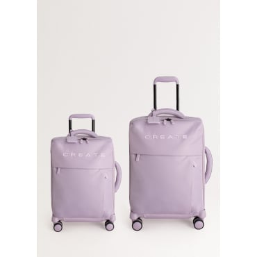 LUGGAGE STUDIO SOFT - Valise souple en polyester avec serrure TSA et roues multidirectionnelles