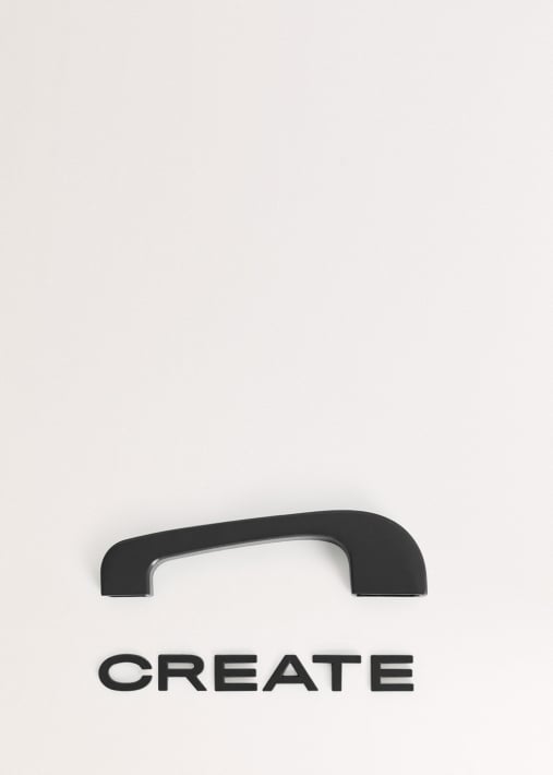 Ensemble Poignée et Logo pour FRIDGE RETRO