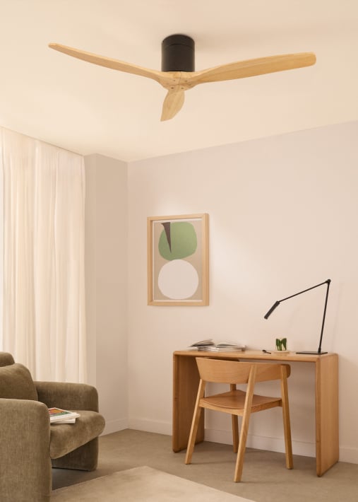 WIND CALM - Ventilateur de plafond silencieux 40W avec pales techniques en ABS de différentes tailles