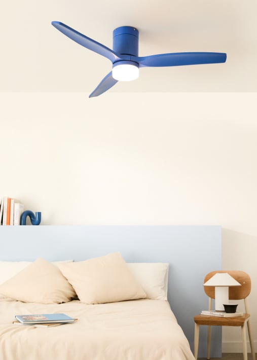 WIND CALM - Ventilateur de plafond silencieux 40W avec pales techniques en ABS de différentes tailles