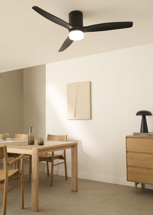 WIND CALM - Ventilateur de plafond silencieux 40W avec pales techniques en ABS de différentes tailles