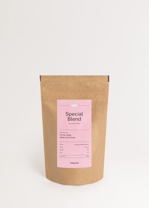 CAFÉ MÉLANGE SPÉCIAL 100 % ARABICA -  Café spécial mélange en grains et moulu, plusieurs tailles