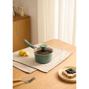 Casserole en aluminium moulé avec revêtement en céramique - SAUCEPAN STUDIO