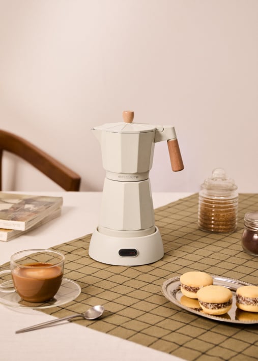 THERA MOKA ELECTRIC - Cafetière italienne électrique avec fonction de maintien au chaud