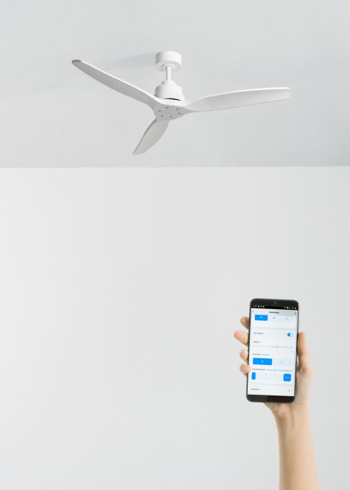 WIND STYLANCE - Ventilateur de plafond silencieux de 40 W avec pales en ABS technique, disponible en plusieurs tailles