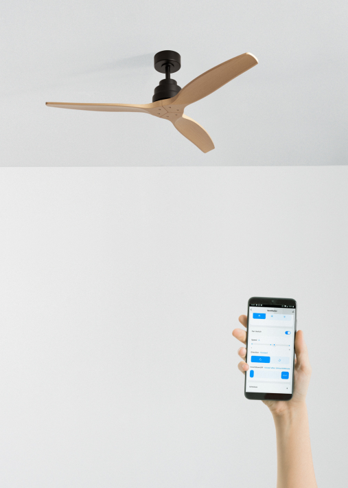 WIND STYLANCE - Ventilateur de plafond silencieux de 40 W avec pales en ABS technique, disponible en plusieurs tailles