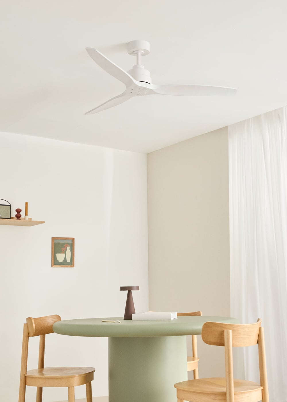 Ventilateur De Plafond Hunter Builder Elite - Blanc 132 Cm - Sans Lumière - Neuf