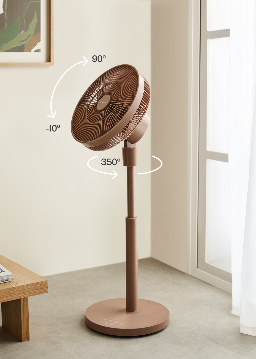 Sichler Haushaltsgeräte : Ventilateur d'extérieur sur pied VT-770.S