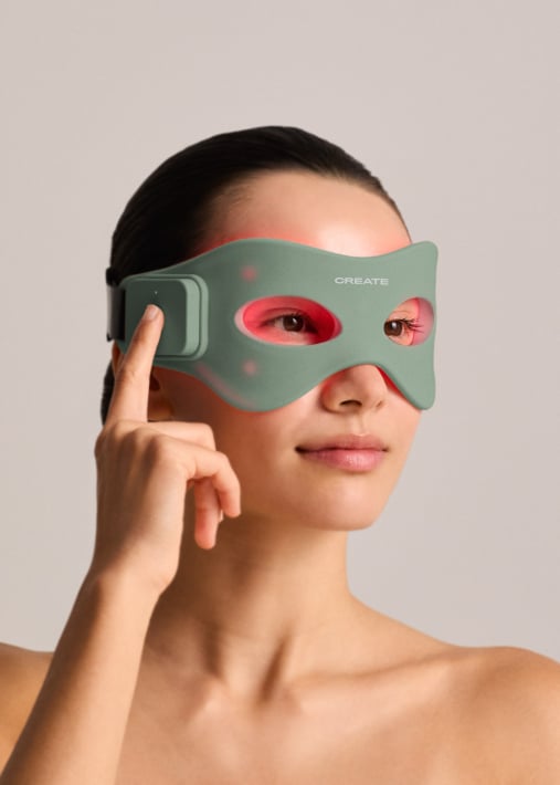 SKINCARE LED EYE MASK - Masque de traitement LED 4 en 1 pour le contour des yeux