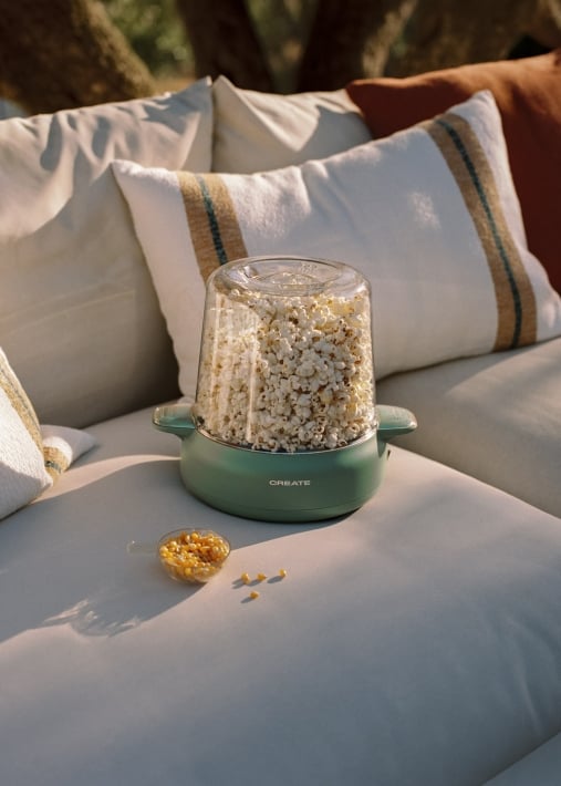 POPCORN MAKER STUDIO - Machine à pop-corn avec option d'éclatement au beurre