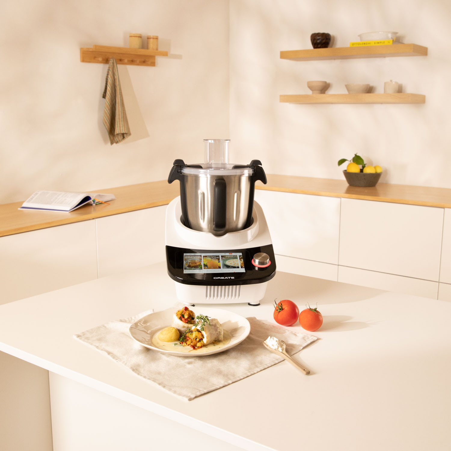 CHEFBOT TOUCH LARGE Robot de cuisine avec panier vapeur Create